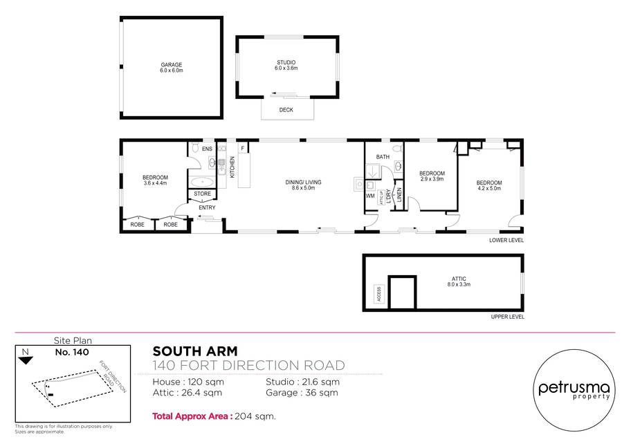 140 Fort Direction Road, South Arm 3 Bed House For Sale