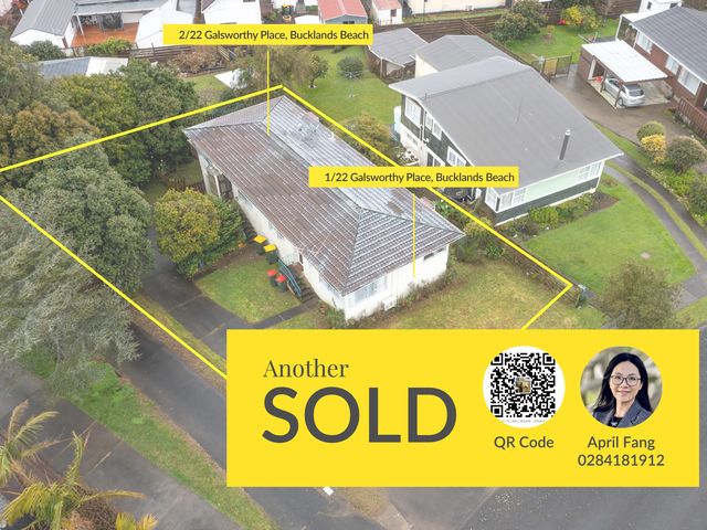 1 & 2/22 Galsworthy Place Bucklands Beach